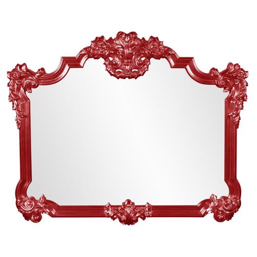  Mirrors Mirrors Avondale Mirror - Glossy Red
