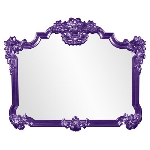  Mirrors Mirrors Avondale Mirror - Glossy Royal Purple