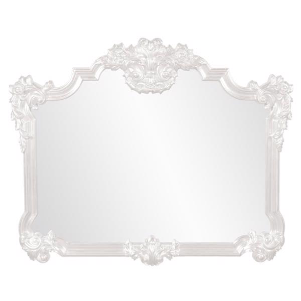 Vinyl Wall Covering Mirrors Mirrors Avondale Mirror - Glossy White