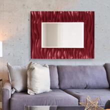 Zenith Mirror - Glossy Burgundy
