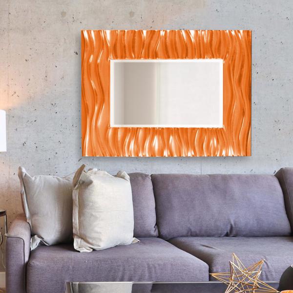 Vinyl Wall Covering Mirrors Mirrors Zenith Mirror - Glossy Orange
