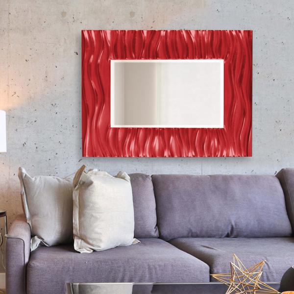 Vinyl Wall Covering Mirrors Mirrors Zenith Mirror - Glossy Red