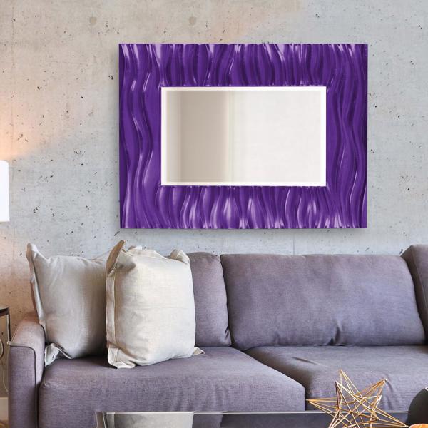 Vinyl Wall Covering Mirrors Mirrors Zenith Mirror - Glossy Royal Purple