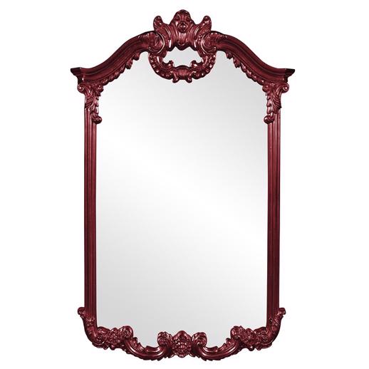  Mirrors Mirrors Roman Mirror - Glossy Burgundy
