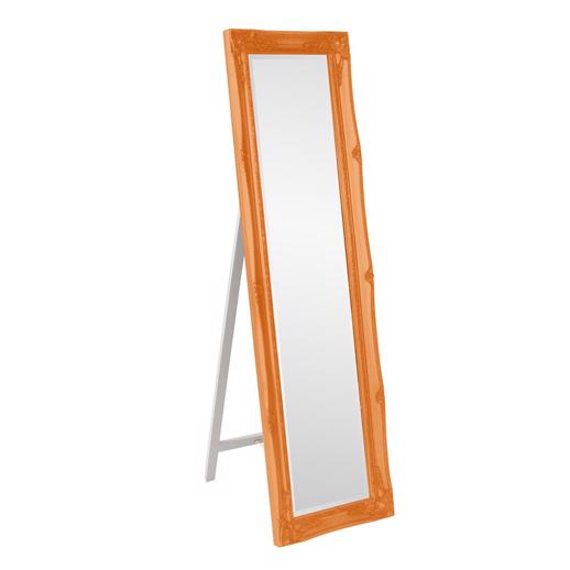  Mirrors Mirrors Queen Ann Mirror - Glossy Orange