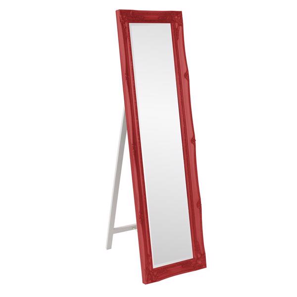 Vinyl Wall Covering Mirrors Mirrors Queen Ann Mirror - Glossy Red