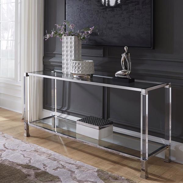 Vinyl Wall Covering Accent Furniture Accent Furniture Clare Console Table