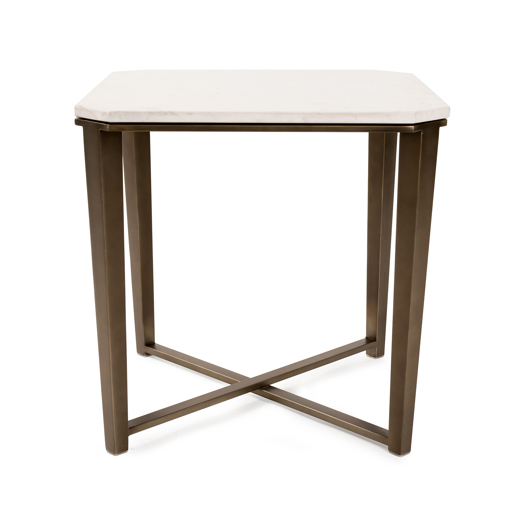  Accent Furniture Accent Furniture Chalkstone Marble Side Table