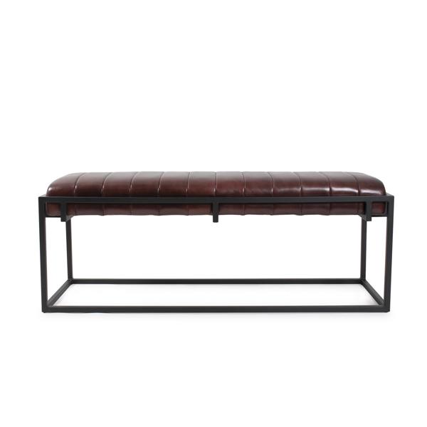 Vinyl Wall Covering Accent Furniture Accent Furniture Brisbane Leather Bench