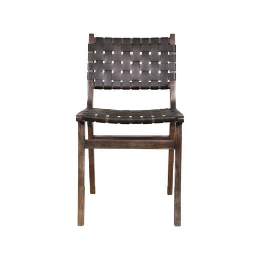  Accent Furniture Accent Furniture Dovenby Leather Side Chair