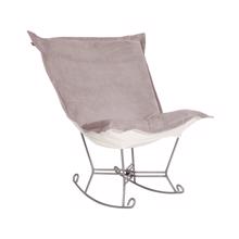 Scroll Puff Rocker Bella Ash Titanium Frame