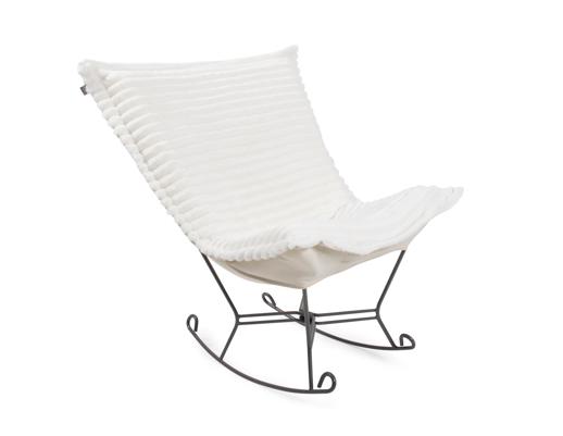  Accent Furniture Accent Furniture Puff Rocker  Shar Pei White/Natural