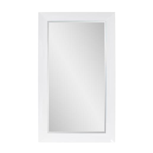  Mirrors Mirrors Riley Modern Oversized White Lacquer Mirror