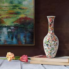 Jardin Colore' Tall Necked Vase