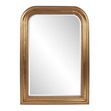 French Philippe Vanity Mirror, Gold Leaf
