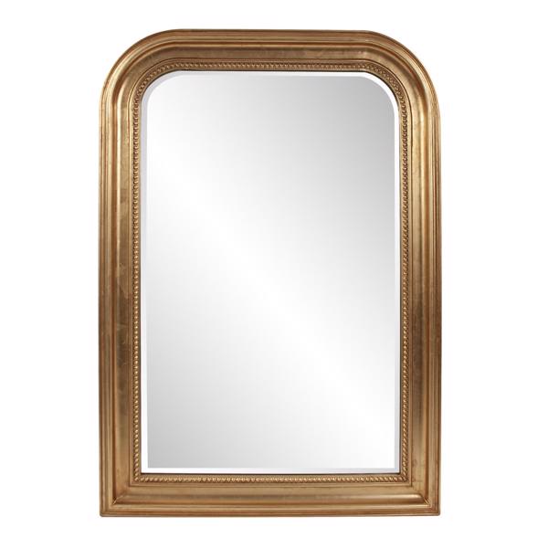 Vinyl Wall Covering Mirrors Mirrors French Philippe Vanity Mirror, Gold Leaf