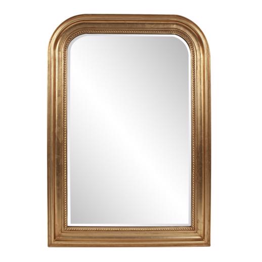  Mirrors Mirrors French Philippe Vanity Mirror, Gold Leaf