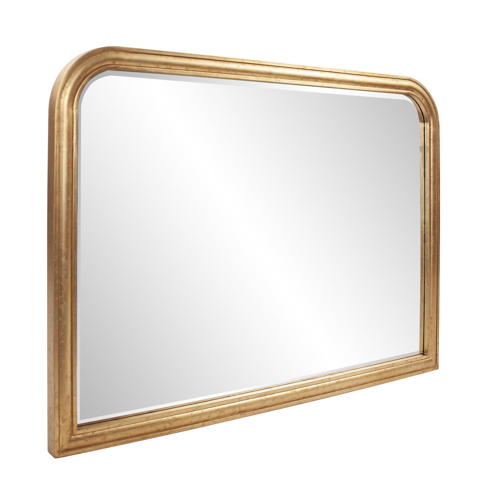 Decor | French Philippe Mantel Mirror, Gold Leaf - MDC Interior