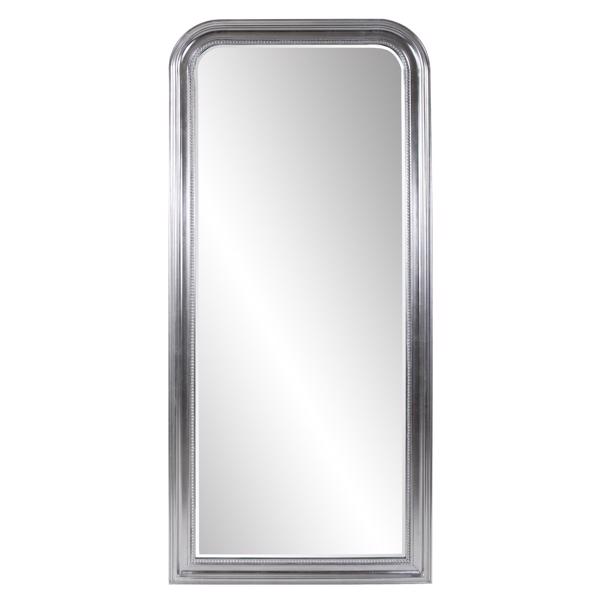 Vinyl Wall Covering Mirrors Mirrors French Philippe Oversized Mirror, Silver