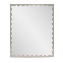 Santosh Rectangular Mirror with Inner Scalloped Ed