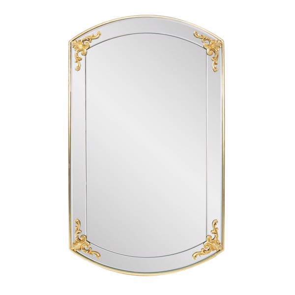 Vinyl Wall Covering Mirrors Mirrors Brockwell Gold Gilded Vanity Mirror