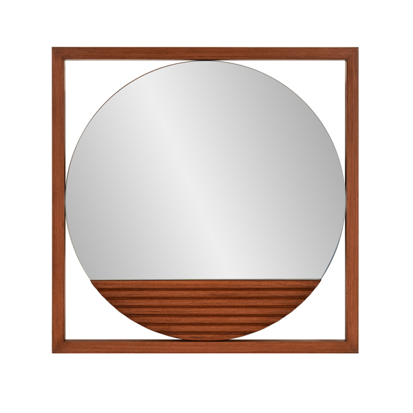 Vinyl Wall Covering Mirrors Mirrors Dirken Wooden Framed Mirror