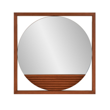 Dirken Wooden Framed Mirror