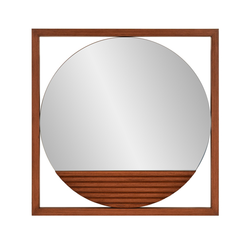  Mirrors Mirrors Dirken Wooden Framed Mirror