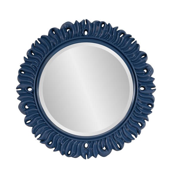 Vinyl Wall Covering Mirrors Mirrors El Castillo Sun Mirror Navy Blue