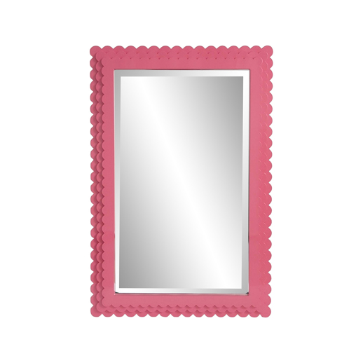  Mirrors Mirrors Pastel Scallop Mirror Pink
