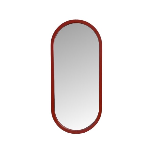 Vinyl Wall Covering Mirrors Mirrors Osman Glossy Intense Rust Wall Mirror