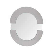 Orbit Mirror Oval Gray