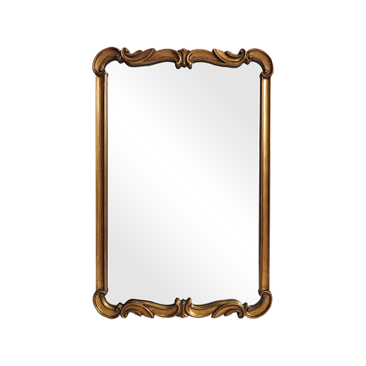  Mirrors Mirrors Asbille Antique Gold Wall Mirror