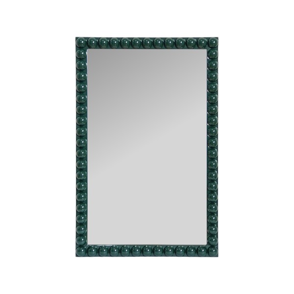 Vinyl Wall Covering Mirrors Mirrors Varsha Rectangle  Glossy Hunter Green Mirror