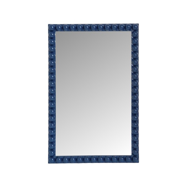 Vinyl Wall Covering Mirrors Mirrors Varsha Rectangle  Glossy Navy Mirror