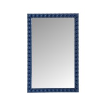 Varsha Rectangle  Glossy Navy Mirror