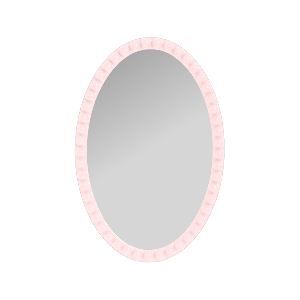 Vinyl Wall Covering Mirrors Mirrors Varsha Oval Glossy Lilac Mirror