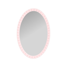 Varsha Oval Glossy Lilac Mirror