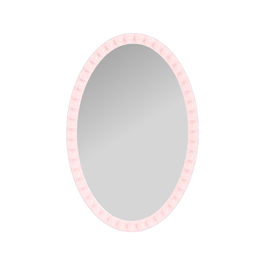  Mirrors Mirrors Varsha Oval Glossy Lilac Mirror