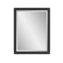 Beaded Vanity Mirror - Black