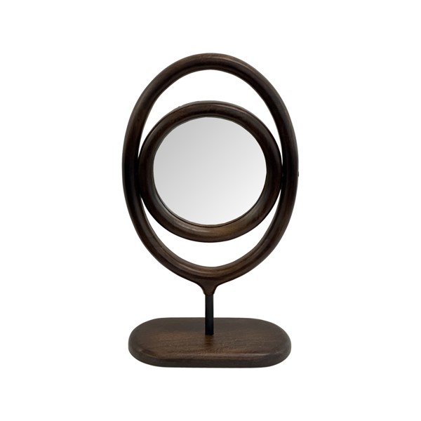 Vinyl Wall Covering Mirrors Mirrors Orbit Duo Tabletop Mirror