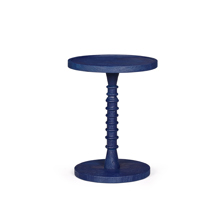 Threaded Drink Table Navy Blue