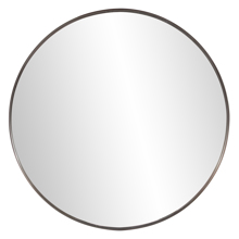 Steele Brass Round Mirror
