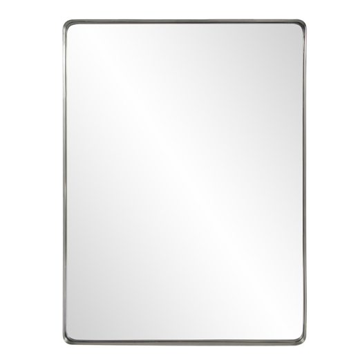  Mirrors Mirrors Steele Silver Mirror