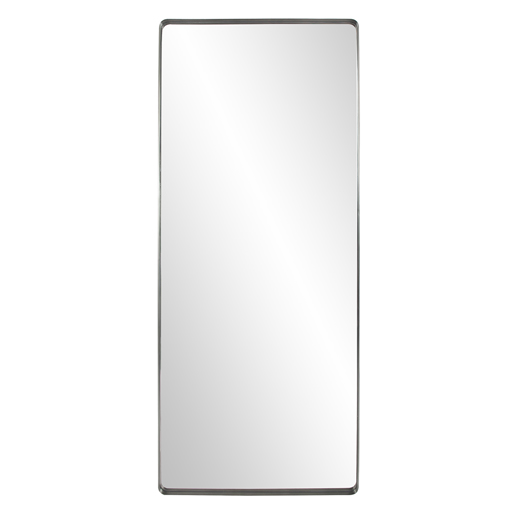  Industrial Industrial Steele Silver Oversize Mirror