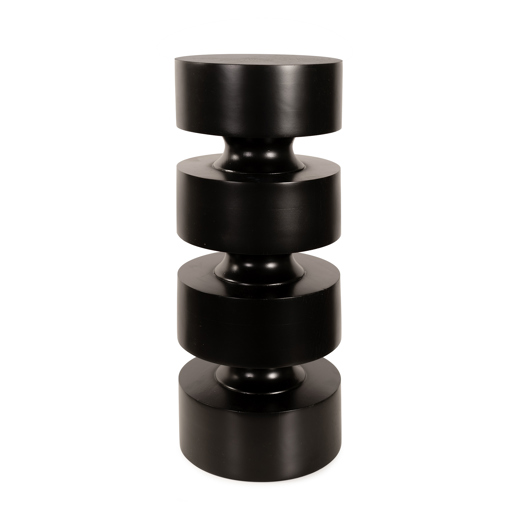  Accent Furniture Accent Furniture Forge Tier Accent Table Black