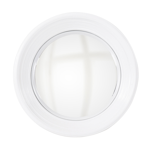 Contemporary Contemporary Rex White Mirror