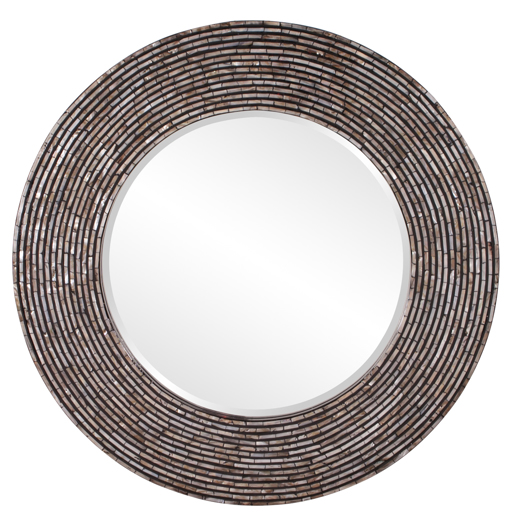 Contemporary Contemporary Orlando Round Mirror