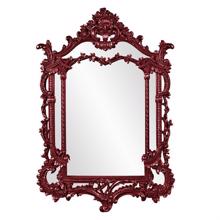 Arlington Mirror - Glossy Burgundy