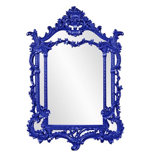  Mirrors Mirrors Arlington Mirror - Glossy Royal Blue